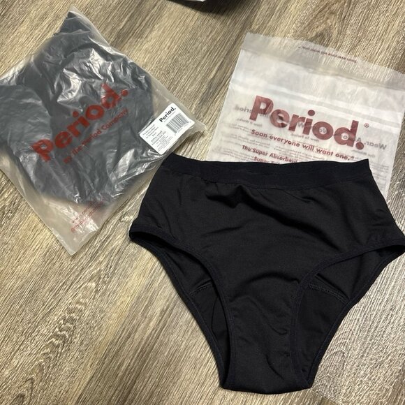 2 New Period underwear The Bikini Period. In microfiber for Medium flows black - Picture 1 of 12